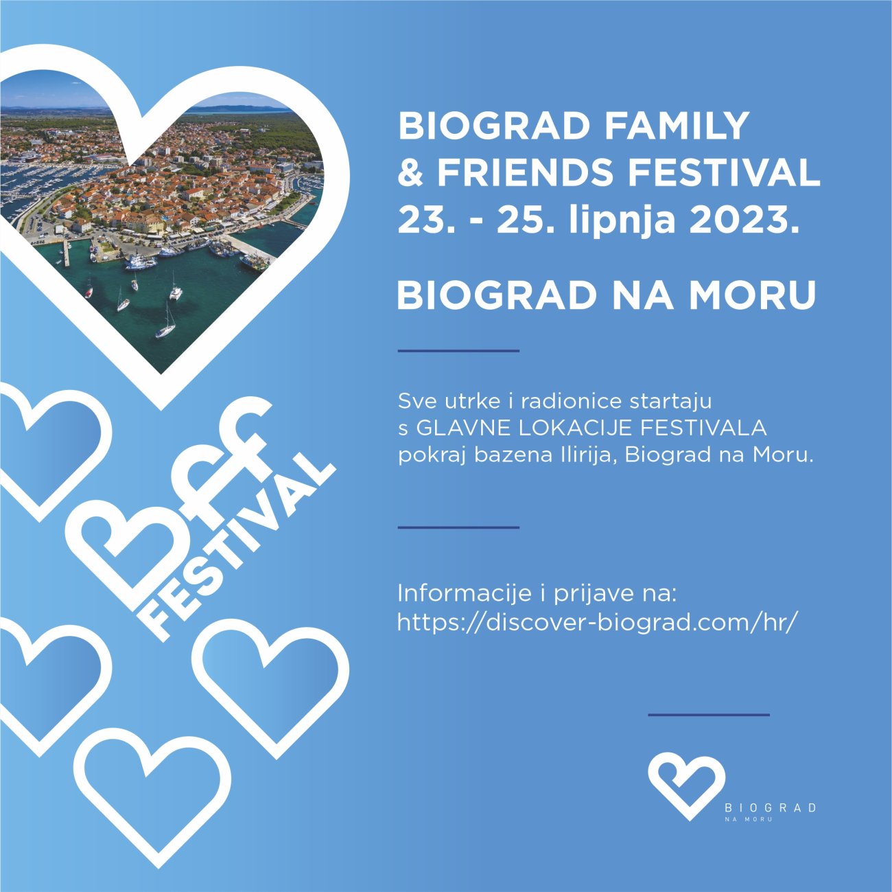 Ne propustite prvi BFF Festival u Biogradu na Moru!
