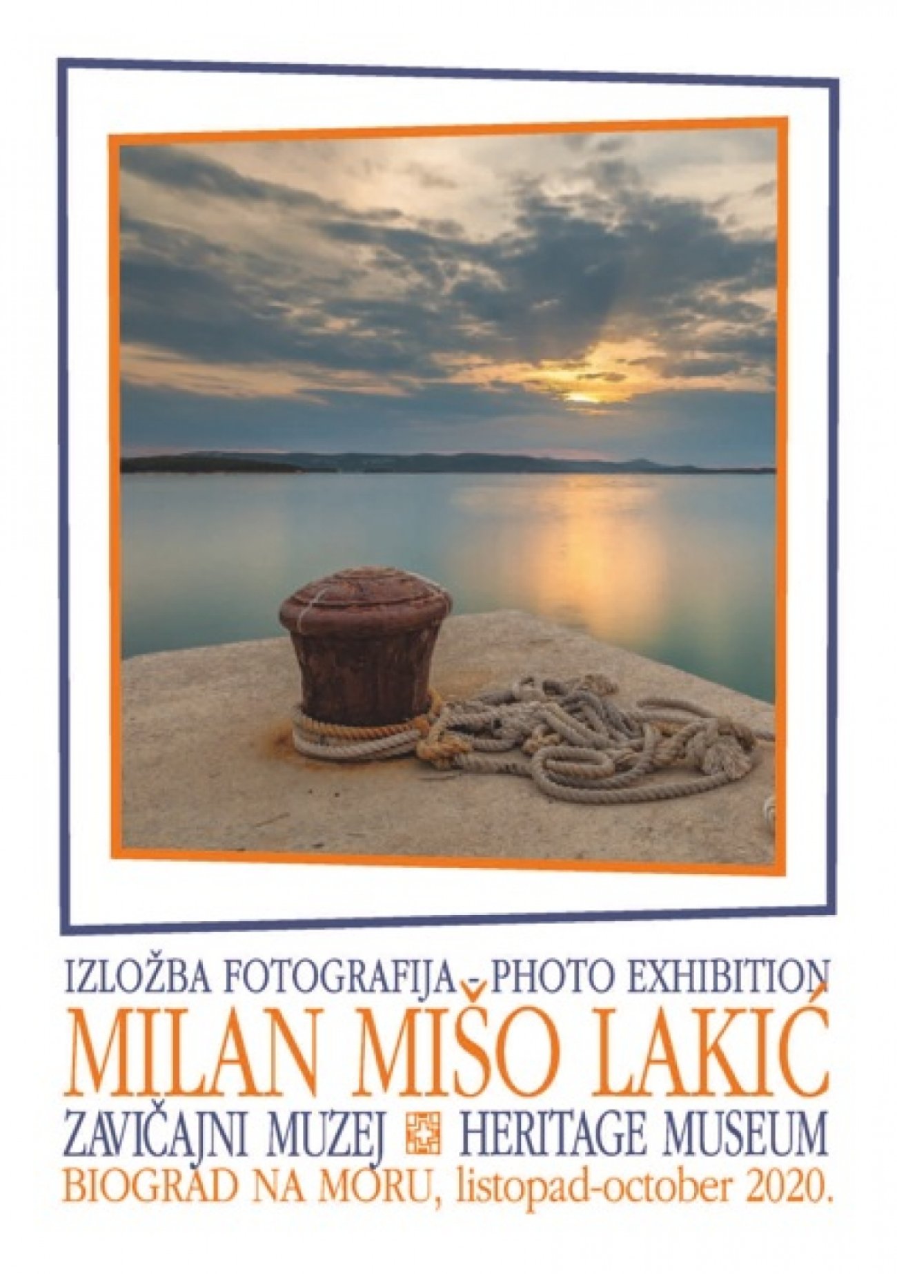 Izložba fotografija Milana Miše Lakića 23. listopada 2020. godine u Zavičajnom muzeju u Biogradu na Moru
