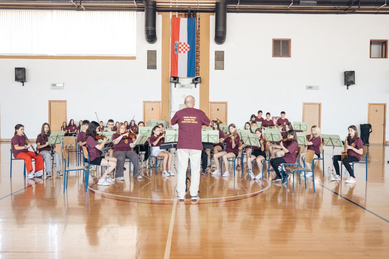 Koncert talentiranih učenika simfonijskog i puhačkog orkestra Glazbene škole Alberta Štrige Križevci