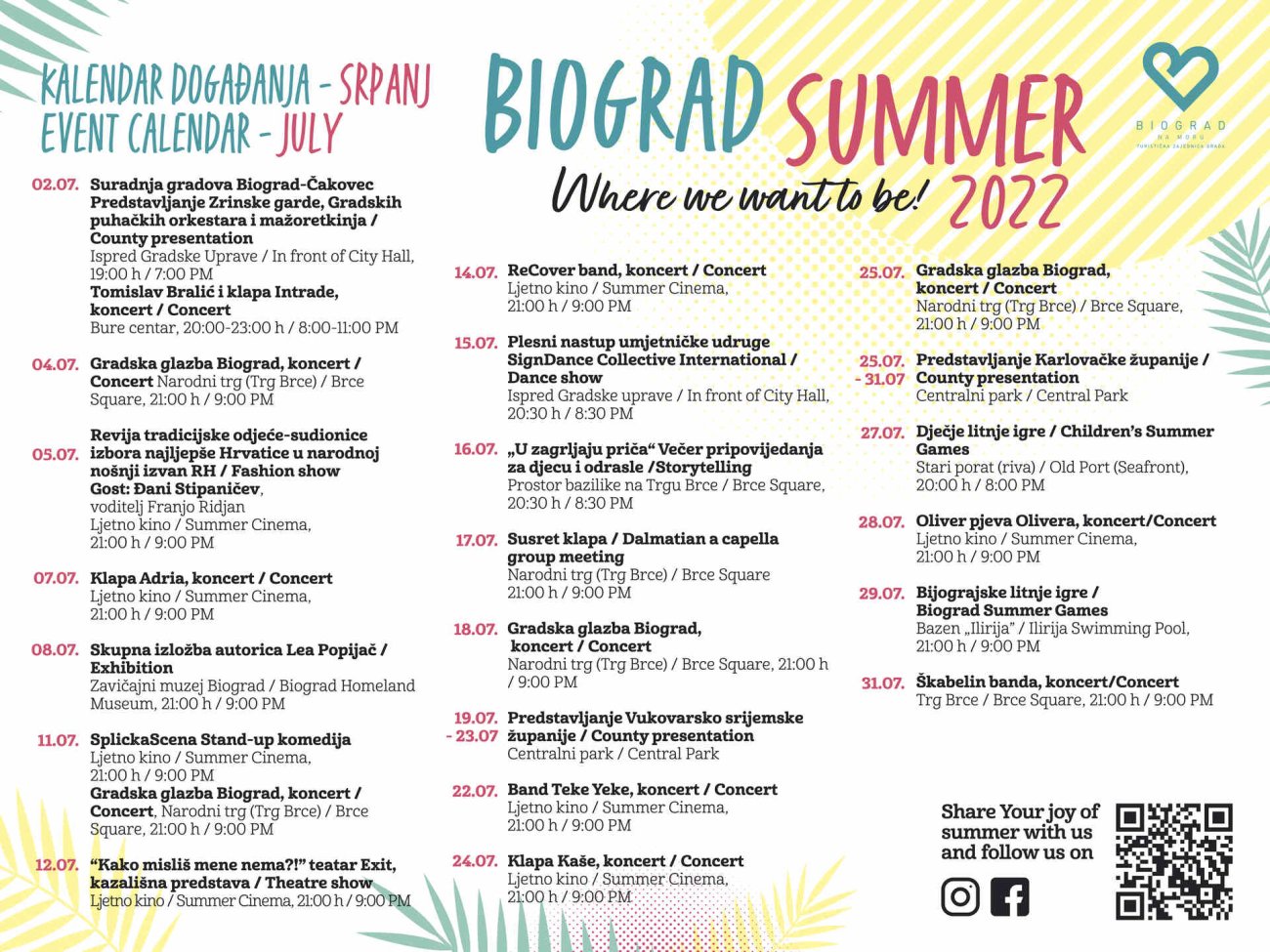 Biograd summer JULY/SRPANJ 2022